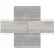 Cottage stone Kent  30x60x4 cm Wit/grijs genuanceerd
