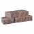 Crack & Stack 15/23x20x10 cm Rood/zwart (verkoop per pallet van 100 st)