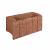 Ovalflor 40x21x20 cm Bruin