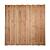 Tuinscherm Felt 17-planks 180x180 cm Douglas