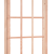 Douglas 9-ruits uitzetraam 136x91 cm Blank