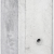Beton-tussenpaal met diamantkop 10x10x280 cm sponning 27 cm Wit/grijs