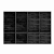 Buitenverblijf Wand B enkelzijdig rabat zwart geïmpregneerd 224 x 228,5