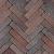 Retrostones Plus 20x5x6,4 cm Rood/bruin