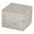 Halve Betonstraatsteen Ecotop Base 10,5x10,5x8 cm Grijs