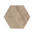 Staptegel Hexagons Cappuccino Ø60x52x2cm