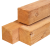 Paal 12x12x500 cm Lariks/Douglas ongedroogd/fijnbezaagd