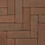Strackstone+ Dikformaat 21x7x8 cm vlak Wijnrood/Havanna genuanceerd