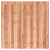 Tuinscherm Motala 17-planks 180x180 cm Red Class Rood geïmpregneerd