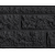 Betonplaat rotsmotief dubbelzijdig 4,8x36x184 cm gecoat Antraciet