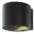 Halo Down Wall 230V Black Ø13x13x10 cm