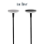 SWAY Light Head Black Ø 8,5 cm