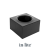 Box 1 Black, montagebox voor  Ø 60 mm grondspots