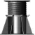 Tegeldrager VersiJack F4 verstelbaar 117-201 mm Zwart