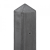 Beton-eindpaal IJssel met diamantkop 10x10x280 cm Antraciet