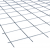 Bouwstaalmat 300x200 cm, maas 15x15x0,4 cm Verzinkt
