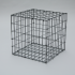 Steenkorf Gegalvaniseerd 50x50x50 cm
