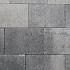 Vlaksteen 20x30x6 cm, Grijs/zwart genuanceerd