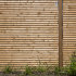 Tuinscherm Hillhout Elan 180x180 cm Balkprofiel Recht Vuren Groen geïmpregneerd