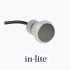 Puck 22 LED grondspot 12V Pearl Grey Ø 22 mm