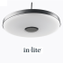 Disc Pendant Surface 100-230V Ø 200 cm