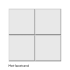 Betontegel 60x40x5 cm met facet Grijs