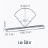Evo Hyde 550 12V Dark 55,6x1,6x2,2 cm