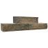 Split Wall Earth 40x10x10 cm Antraciet/Taupe