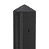 Betolux Beton-tussenpaal 180x10x10 cm gecoat Antraciet