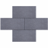 Granulati Grigio Scuro 30x60x6 cm Donkergrijs