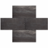 Cottage stone Somerset 30x60x4 cm Grijs/zwart