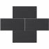 Cottage stone Bristol 30x60x4 cm Zwart