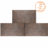 Cera5line Italiaans Porfier 20x40x5 cm Rood/antraciet