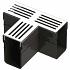 Garden Drain T-stuk 18,2x6,5x10,4 cm Aluminium