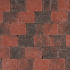 Tambour 20x15x6 cm Rood-zwart