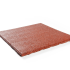 Veiligheidstegel 50x50x2,5 cm Rood