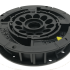 Tegeldrager Spirapave T33 verstelbaar 30-44 mm Zwart