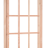Douglas 9-ruits uitzetraam 136x91 cm Blank