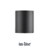 Halo Down Wall 12V Black Ø10x11,5x10 cm