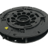 Tegeldrager Spirapave T22 verstelbaar 24-29 mm Zwart