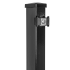 Paal dubbele staafmat 240 cm Antraciet