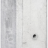 Beton-tussenpaal met diamantkop 10x10x280 cm sponning 27 cm Wit/grijs