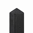 Betolux Beton-T-paal glad met diamantkop 10x10x280 cm gecoat Antraciet