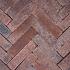 Hollandse Streken waalformaat Sallands  5x20x6 cm Rood/paars getrommeld