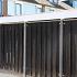 Tuinscherm Tucson 19-planks 180x180 cm Grenen Zwart gespoten