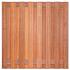 Hardhout scherm Victor  180x180 cm 17 planks