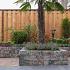 Tuinscherm Laaks 21-planks 180x180 cm Red Class Rood geïmpregneerd