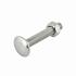 Slotbout met moer M10x120 mm, verzinkt (1 st)