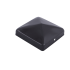 Paalornament piramide 91mm zwart