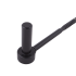 Schroefduim 16x145mm zwart p/stuk